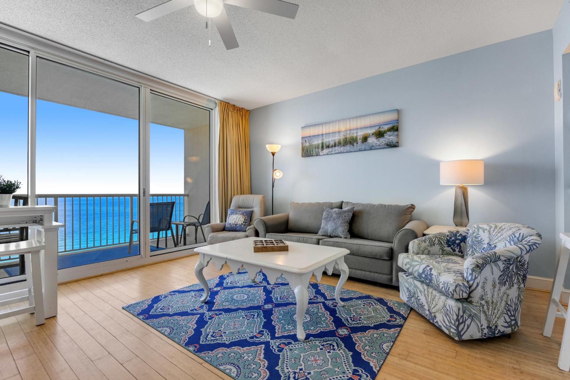 Parking Fee Included-Majestic 1-1606! Gulf Front 1Bedroom, Pool,Hot Tubs,Tennis Panama City Beach Exteriör bild